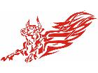  Bull Toro Tribal 0 5 A F 1 Decal