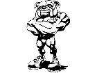  Bulldog Arms Crossed M B 1 Decal