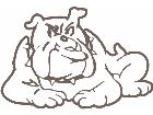  Bulldog Lay Down Decal