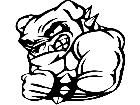  Bulldog Super Mean Decal