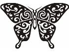  Butterfly Tribalized 0 8 9 Decal