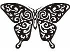  Butterfly Tribalized 0 8 9 Decal