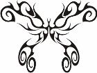  Butterfly Tribalized 0 9 8 Decal