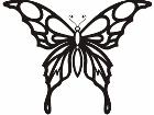  Butterfly Tribalized 1 0 3 Decal