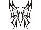  Butterfly Tribalized 1 0 4 Decal