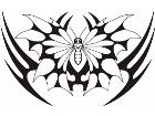  Butterfly Tribalized 1 1 1 Decal