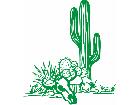  Cactus Cow Skull Decal