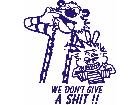  Calvin Hobbes No Shit Decal