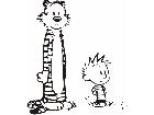  Calvin Hobbes Stand Decal