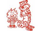  Calvin Hobbs Evil Decal