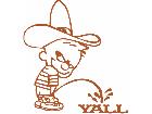  Calvin Mexican Pisser Decal