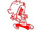  Calvin N O S Decal
