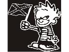  Calvin Rebel Decal