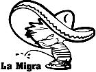  Calvin Sombrero Decal