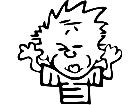  Calvin Spit Tongue Decal