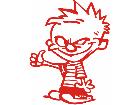  Calvin Thumbin Decal