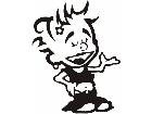  Calvin Transvestite Decal