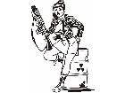  Chic Machine Gun Decal