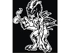  Chupacabra Devil Decal