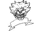  Clown Banner Decal