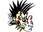  Clown Finger G D 1 Decal
