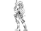  Construction Girl 1 Decal