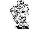  Construction Man Decal
