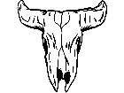  Cow Skull 5 Decal