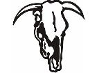 Cow Skull 6 Decal