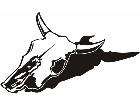  Cow Skull P A 1 Decal