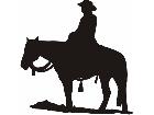  Cowboy Horse Stand C U 1 Decal