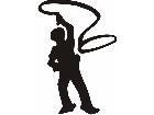  Cowboy Lasso Decal
