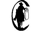  Cowboy Rope Decal