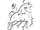  Cowboyon Horse Decal