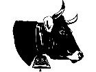  Cows Head 1 3 4 V A 1 Decal