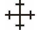  Crosses 1 7 Decal