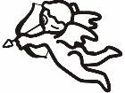  Cupid Shooting Decal