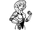  Cyborg Chic Decal