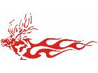  Deer Buck Flame 0 1 A F 1 Decal