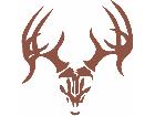  Deer Skull 1 Decal