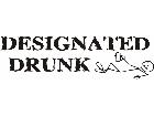  Designated Drunk Decal