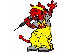 Devil Singer G D 1 Decal