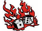  Dice On Fire G D 1 Decal
