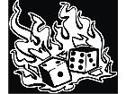  Dice On Fire Decal