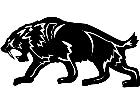  Dinosaurs Sabre Tooth Tiger 1 3 5 V A 1 Decal