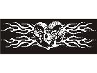  Dodgeram Traditional Flame Decal
