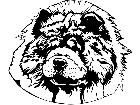  Dogs Chow Head D R P A 1 Decal
