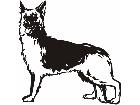  Dogs German Shepherd 0 1 P A 1 Decal