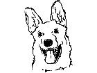  Dogs German Shepherd 0 2 P A 1 Decal