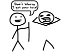  Dont Worry Got Back Stick Figure Decal